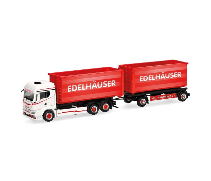 MAN TGS TM Roll-Off Container Trailer Truck Edelhauser