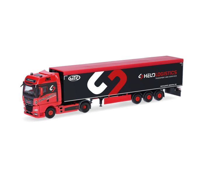 MAN TGX GX Walking Floor Semitrailer Helo-Logistik
