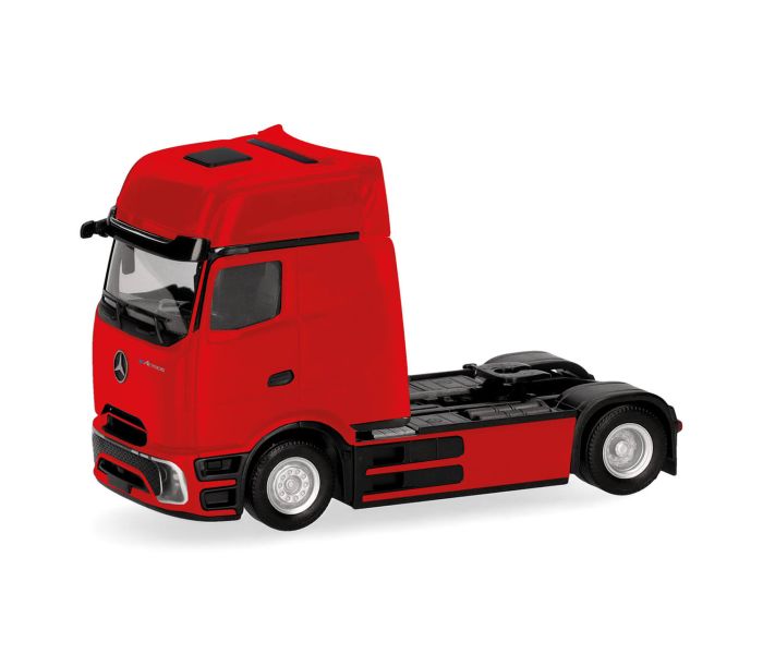MB eActros 600 ProCabin 2 Axle Rigid Tractor Traffic Red
