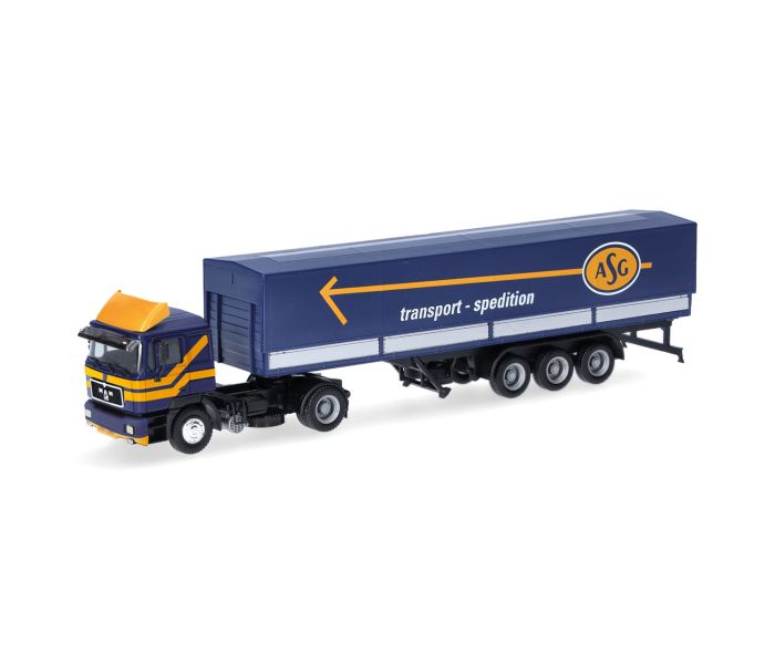 MAN F90 Canvas Semitrailer ASG