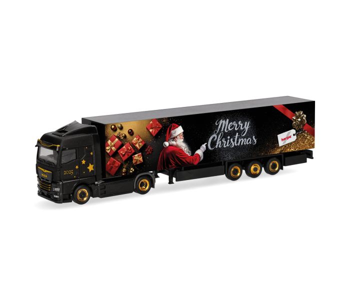 MAN eTGX GM Box Semitrailer Merry Christmas 2025