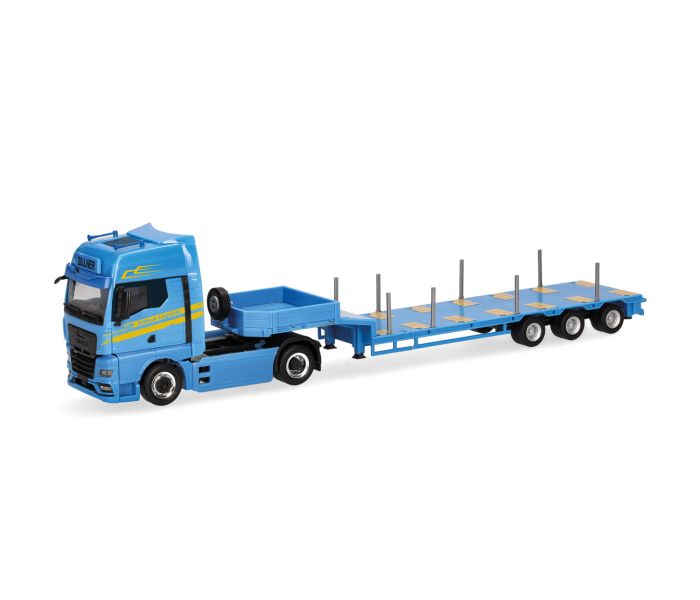 MAN TGX GX Semi Lowboy Semitrailer Zillner