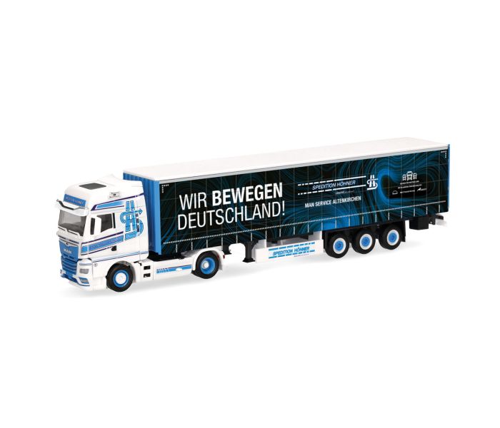 MAN TGX Curtain Canvas Semitrailer Wir bewegen Deutchland