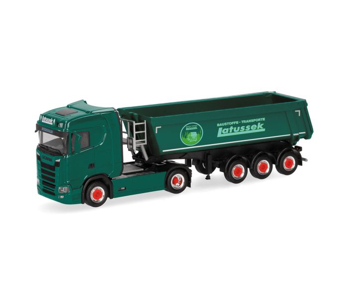 Scania CS 20 ND Dumper Semitrailer Latussek