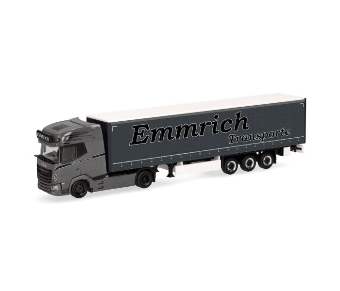 DAF XG+ Curtain Canvas Semitrailer Emmrich Transporte