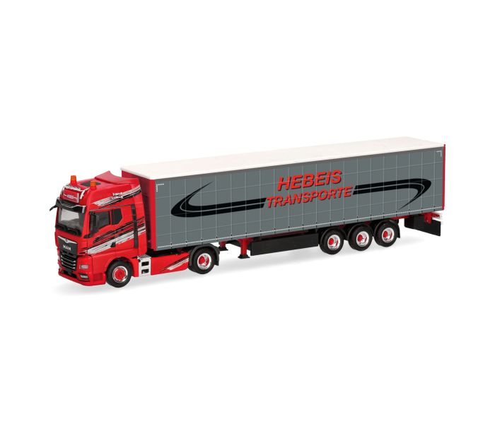 MAN TGX GX Curtain Canvas Semitrailer Hebeis Transporte