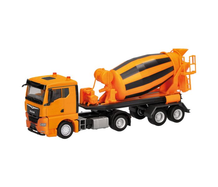 MAN TGX GN Concrete Mixer Semitrailer Municipal Orange