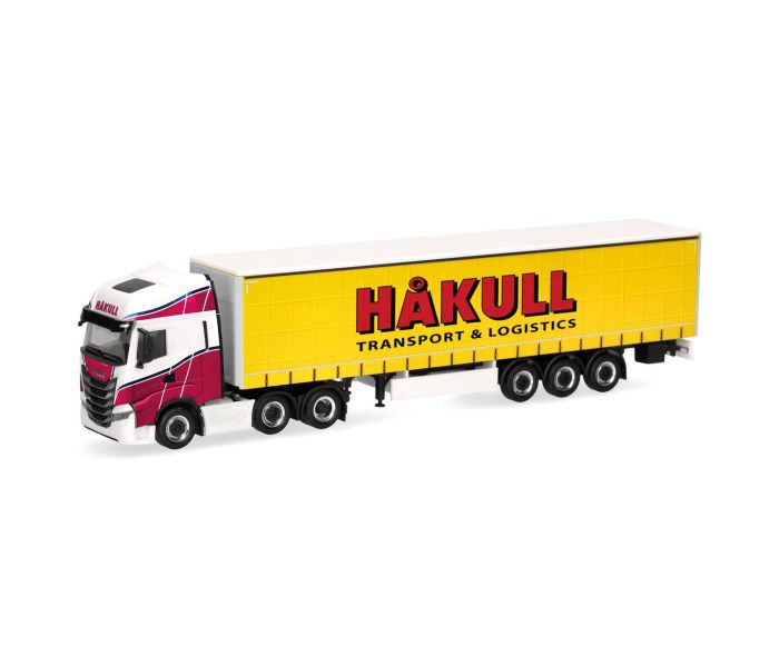 Iveco S-Way Curtain Canvas Semitrailer Hakull
