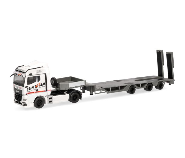 MAN TGX GM Semi Lowboy Semitrailer Sikora Trucker Cindy