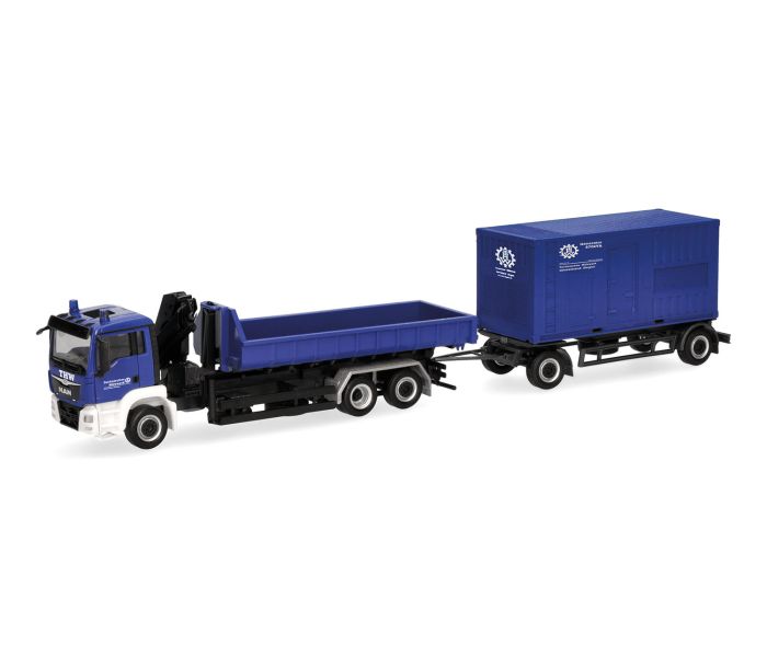 MAN TGS M Interchangeable Truck w/Trailer THW Singen