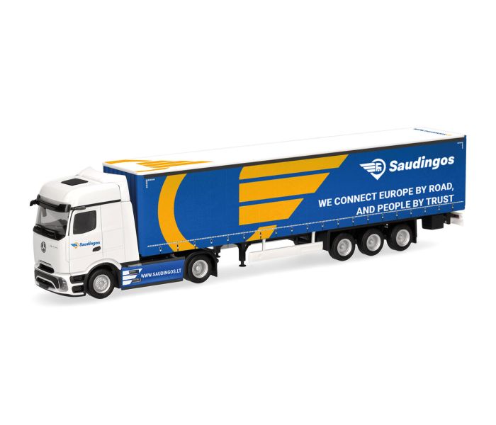 MB Actros L Bigspace Curtain Canvas Semitrailer Saudingo