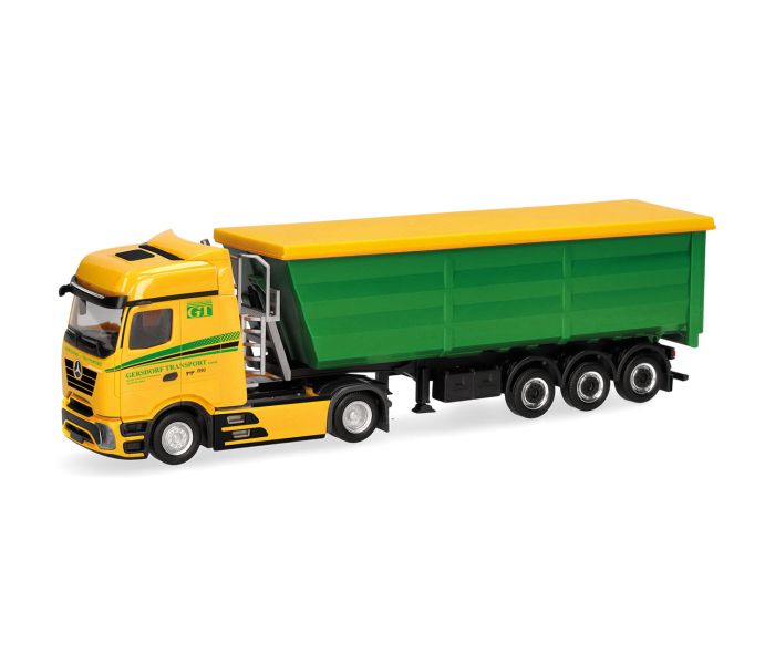 MB Actros L ProCabin Steel Dump Semitrailer Gersdorf