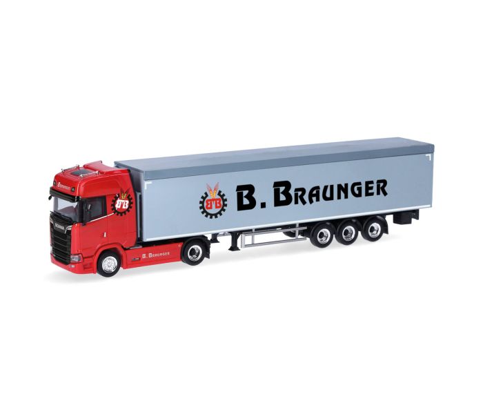 Scania CS 20 High Roof Walking Floor Semitrailer Braunger
