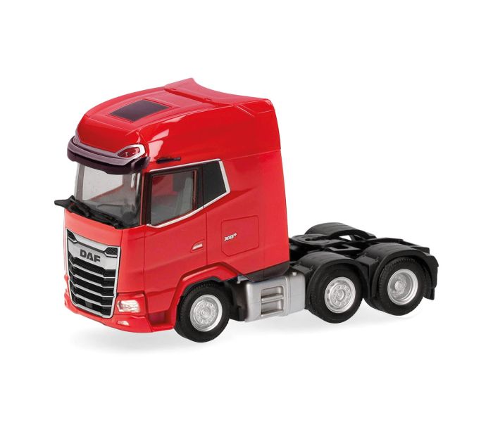 DAF XG+ Facelift 3 Axle Rigid Tractor Bright Red