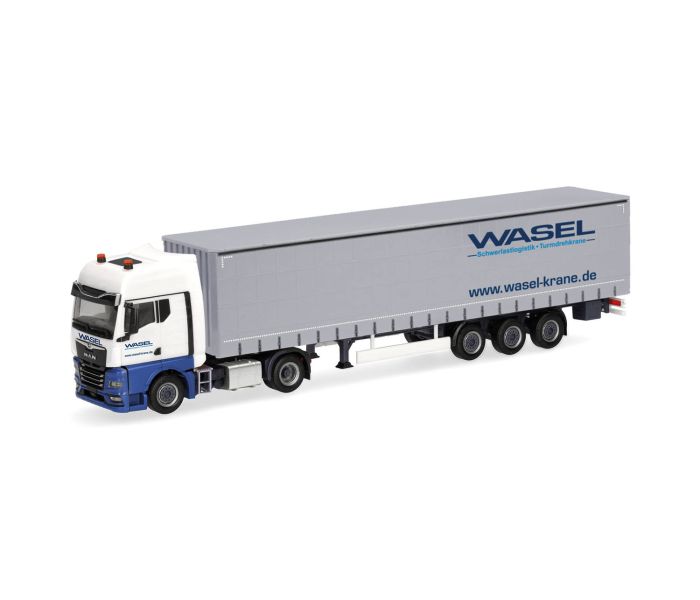 MAN TGX GX Curtain Canvas Semitrailer Wasel