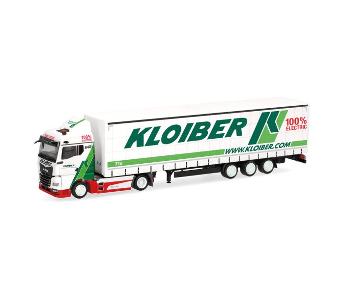 MAN eTGX GM Volume Curtain Canvas Semitrailer Kloiber