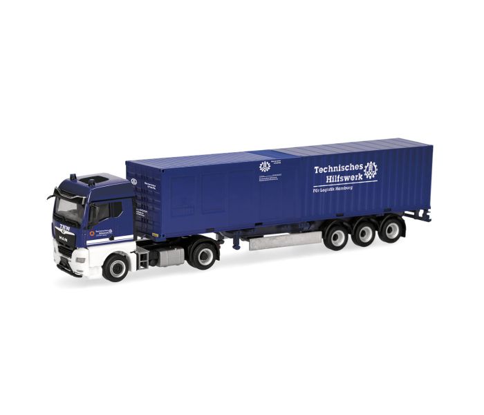 MAN TGX GM Container Semitrailer THW Hamburg