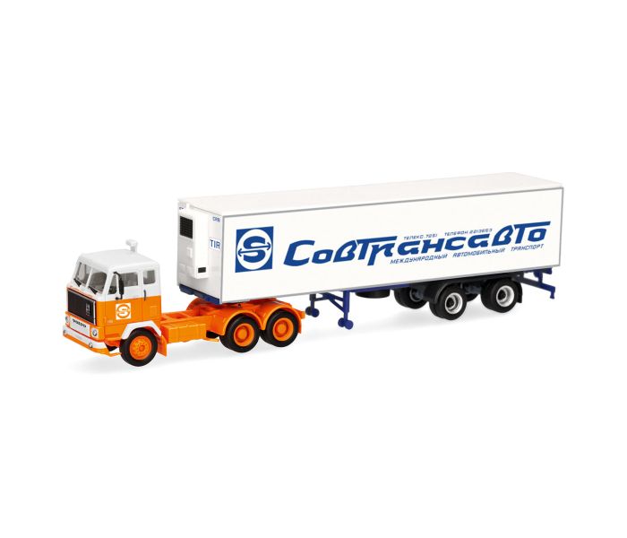 Volvo F89 Refrigerated Box Semitrailer Sovtransavto (RU)