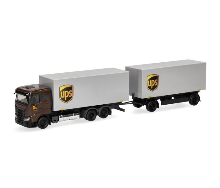 Iveco S-Way Interchangeable Box Trailer Truck UPS