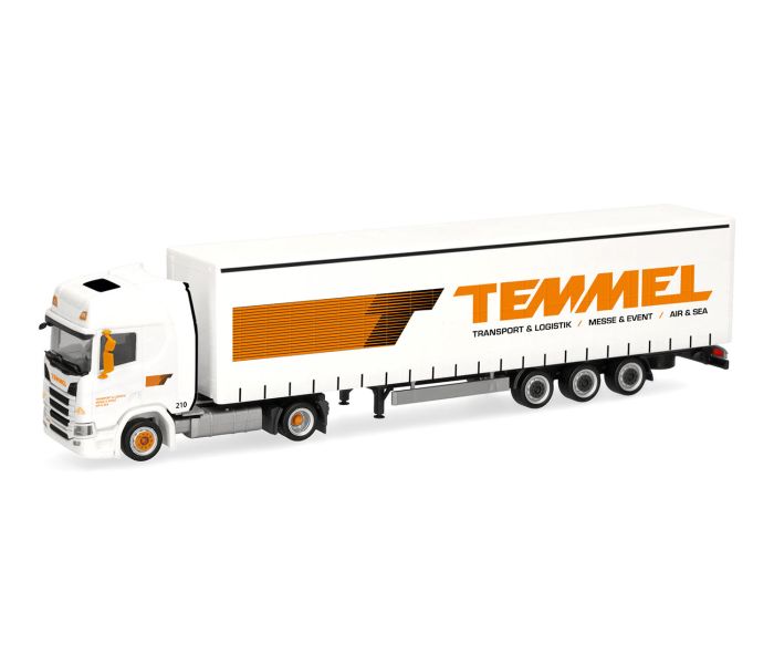 Scania CR20 Lowliner Curtain Canvas Semitrailer Temmel(AT)