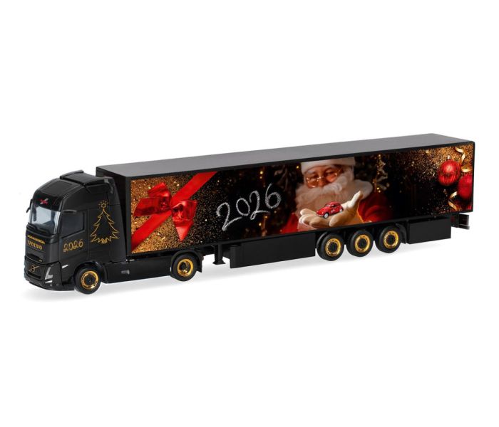 Volvo FH Globetrotter XL Box Semitrailer Merry Christmas