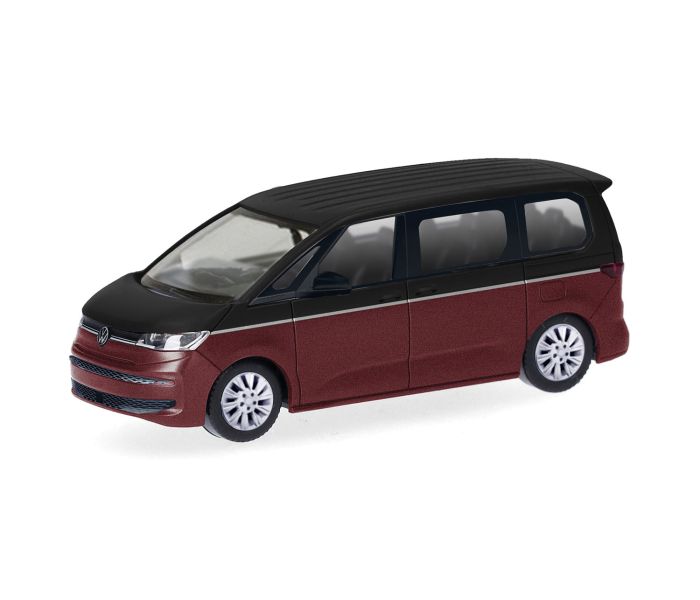 VW Multivan Deep Black/Fortana Red