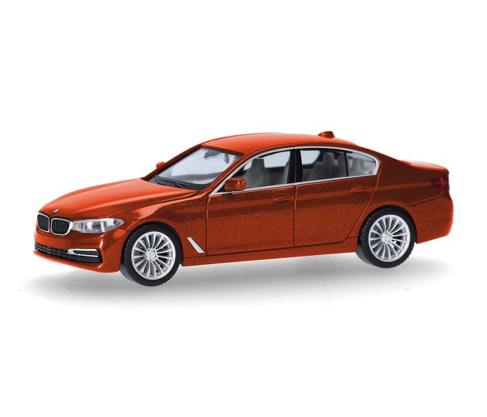 BMW 5 Series Limousine Valencia Orange