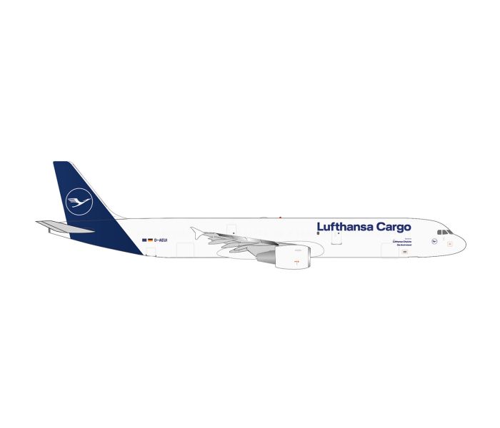 Airbus A321P2F Lufthansa Cargo D-AEUI Dia Ireland (1:500)