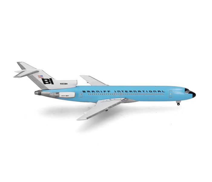 60yrs Boeing 727-200 Braniff International N403BN (1:500)