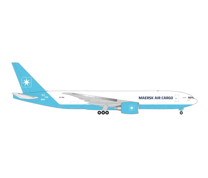 Boeing 777F Maersk Air Cargo OY-MAC Maersk Swan (1:500)