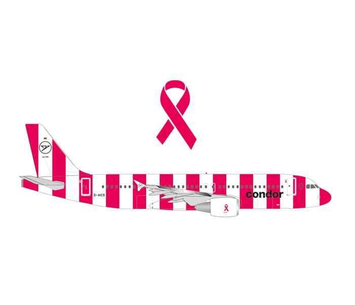 Airbus A320 Condor D-AICS FlyPink Plane (1:500)