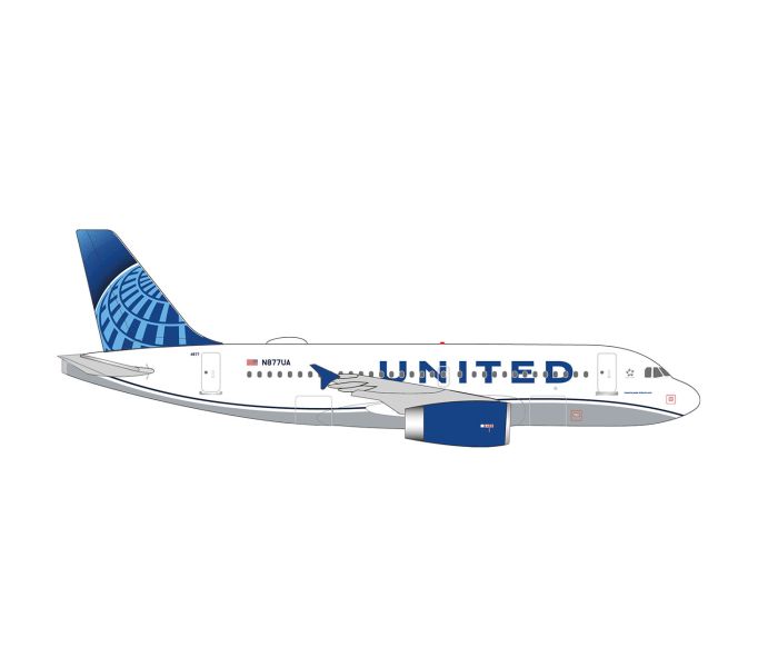 Airbus A319 United Airlines N877UA (1:500)