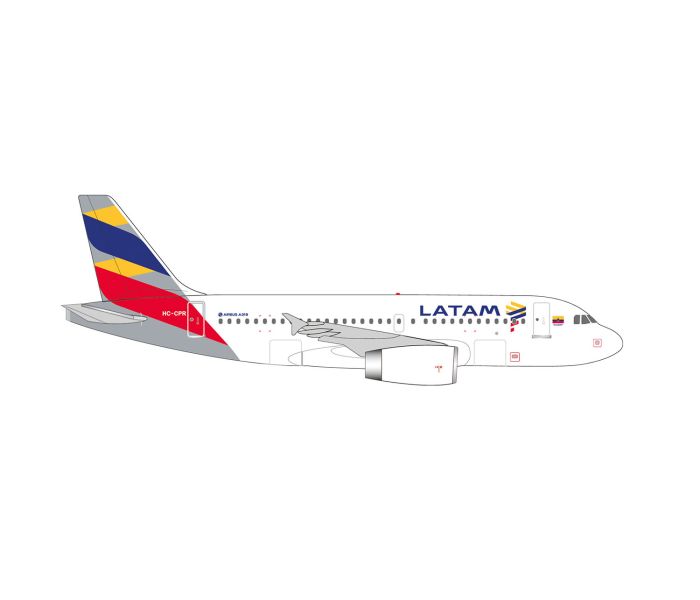 Airbus A319 LATAM Airlines Ecuador HC-CPR (1:500)
