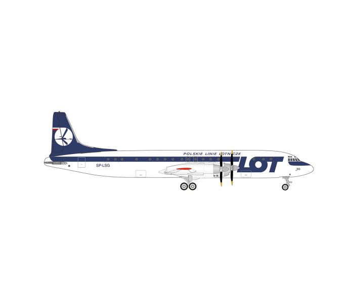Ilyushin IL-18 LOT Polish Airlines Late SP-LSG (1:500)
