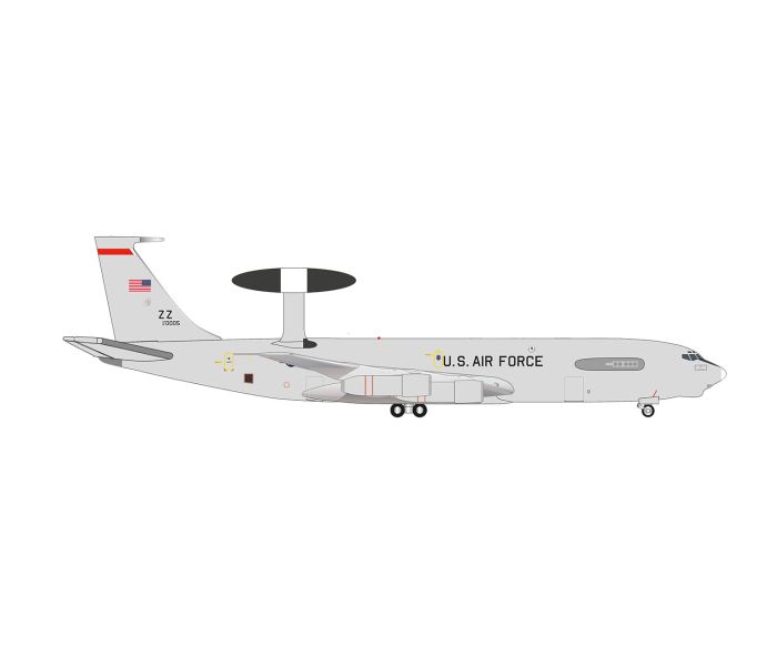 Boeing E-3 Sentry US Air Force Kadena Base 81-0005 (1:500)
