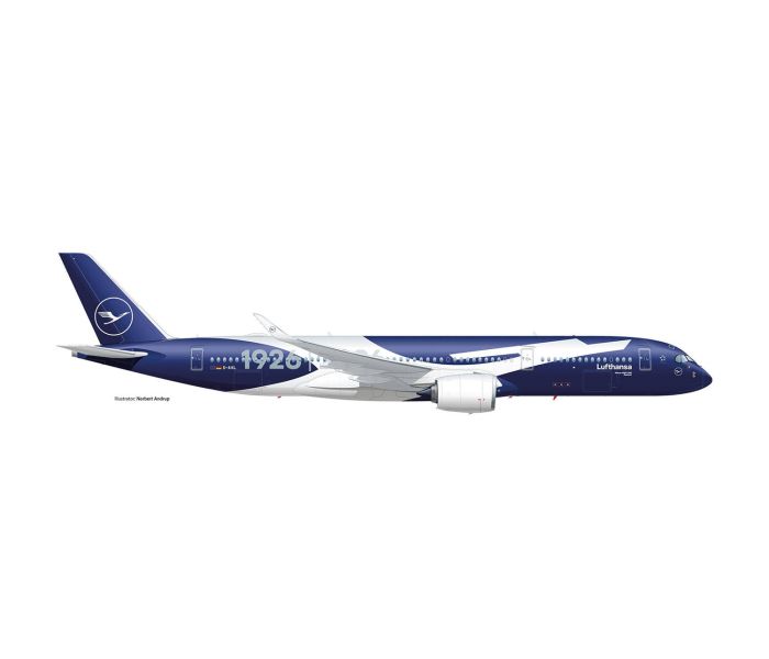 Airbus A350-900 Lufthansa 100yrs D-AIXL Rostock (1:500)