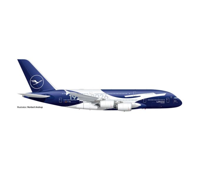 Airbus A380 Lufthansa 100yr D-AIMH (1:500)