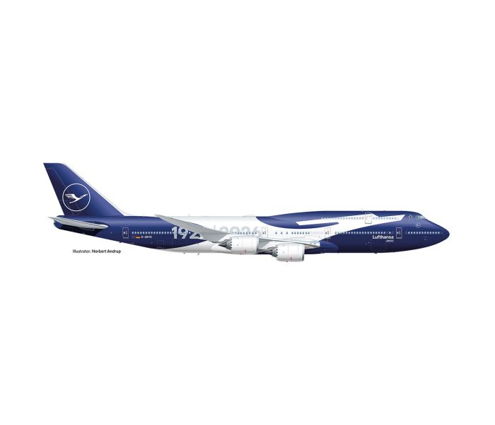 Boeing 747-8 Intercontinental 100y Lufthansa D-ABYN(1:500)