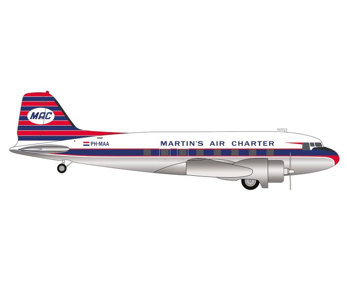 Douglas DC-3 Martin's Air Charter PH-MAA (1:200)