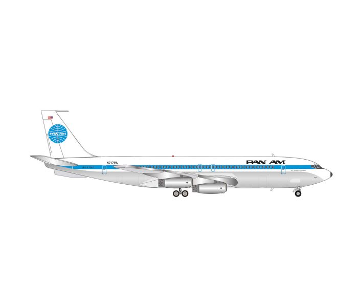 Boeing 707-320 Pan-Am N717PA Jet Clipper Fleetwing (1:200)