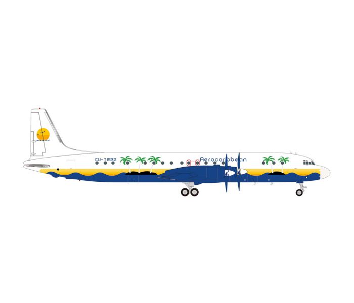 Ilyushin IL-18 Aero Caribbean CU-T1532 (1:200)
