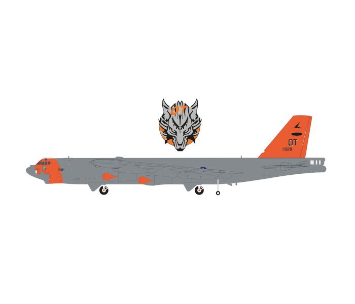 Boeing B-52H Stratofortress US Air Force 61-0028 (1:200)