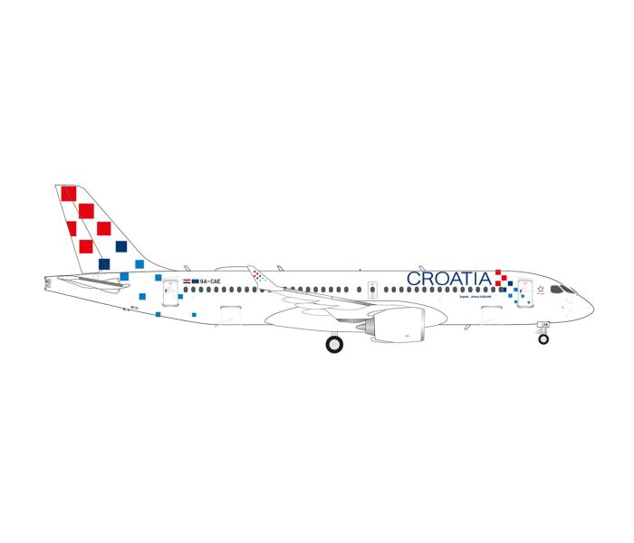 Airbus A220-300 Croatia Airlines 9A-CAE Zagreb (1:200)