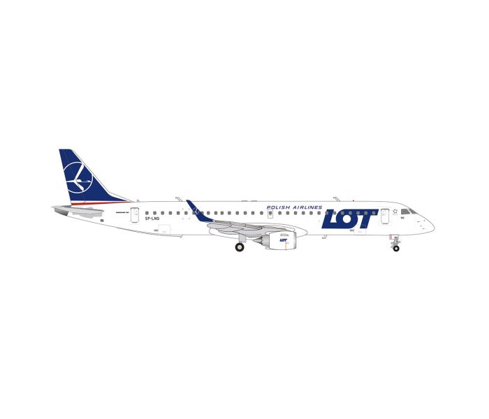 Embraer E195 LOT Polish Airlines SP-LNQ (1:200)