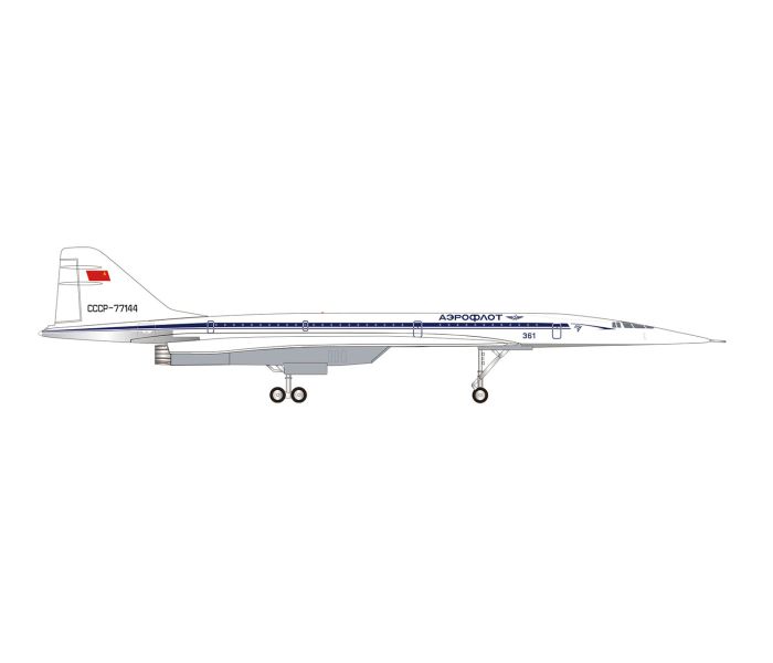 Tupolev TU-144S Design Bureau CCCP-77144 (1:200)