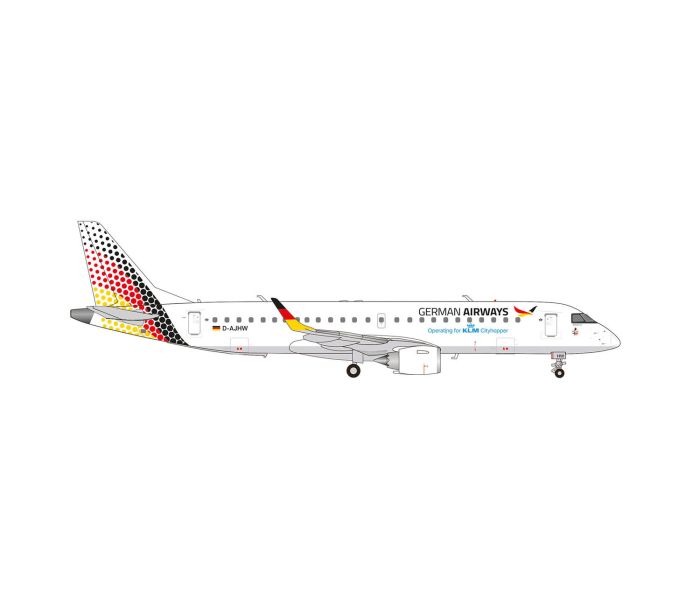 Embraer E190 German Airways 2025 Scheme D-AJHW (1:200)