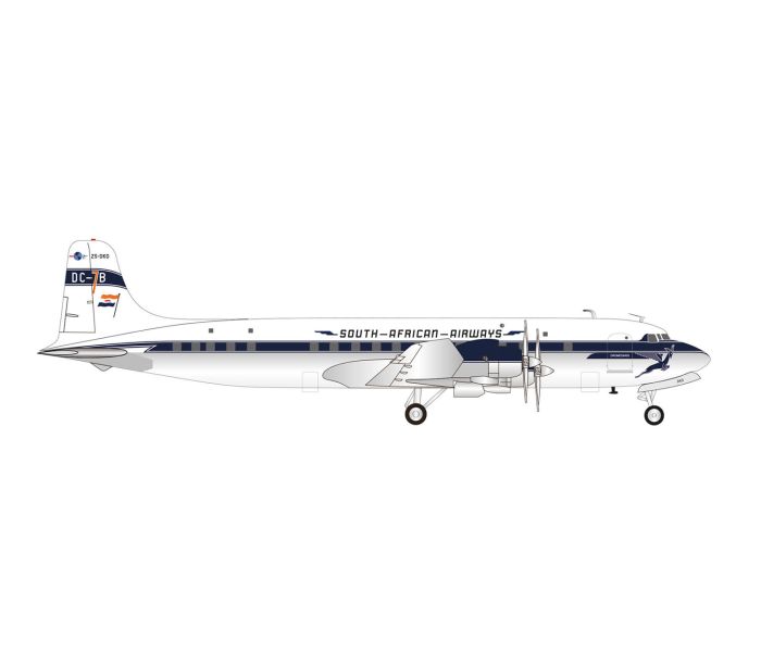 Douglas DC-7B South African Airways ZS-DKD (1:200)