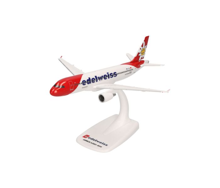 Snapfit Airbus A320 Edelweiss Air HB-JJL Santis (1:200)