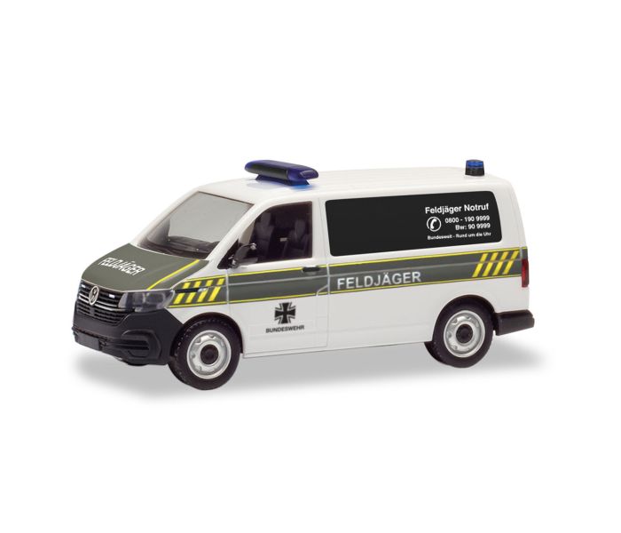 Military VW T6.1 Bus Feldjager White