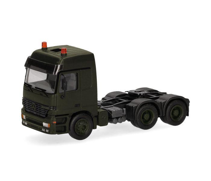 Military MB Actros L 3 Axle Rigid Tractor Olive Green